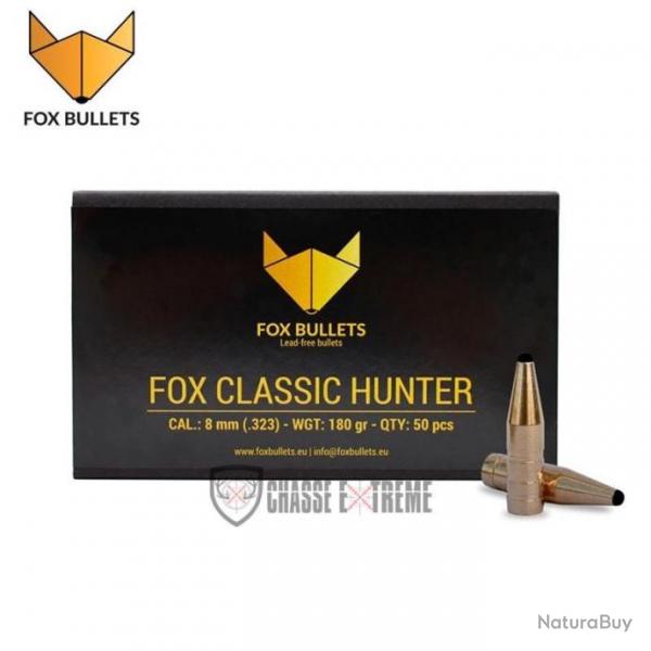50 Ogives FOX Classic Hunter 180Gr Cal 8mm (.318)
