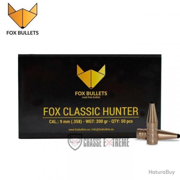 50 Ogives FOX Classic Hunter 200Gr Cal 9mm (.358)