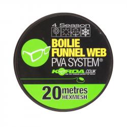 Recharge de Filet Soluble Korda Boilie Funnel Web Hexmesh Refill 20M