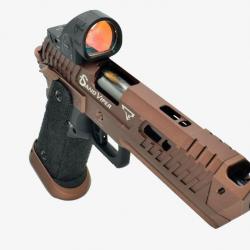 1 DISPONIBLE PRE COMMANDE TTI SAND VIPER JOHN WICk4 ARMY ARMAMENT NEUF GAZ COMPENSATEUR AVEC RED DOT