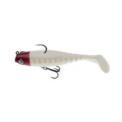 Leurre Souple Delalande Neo Swim IW 16cm 16cm 80g 061 - Blanc Tête Rouge