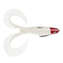 Leurre Souple Delalande Neo Frog 18cm 72g 18cm 61 - Blanc Tête Rouge