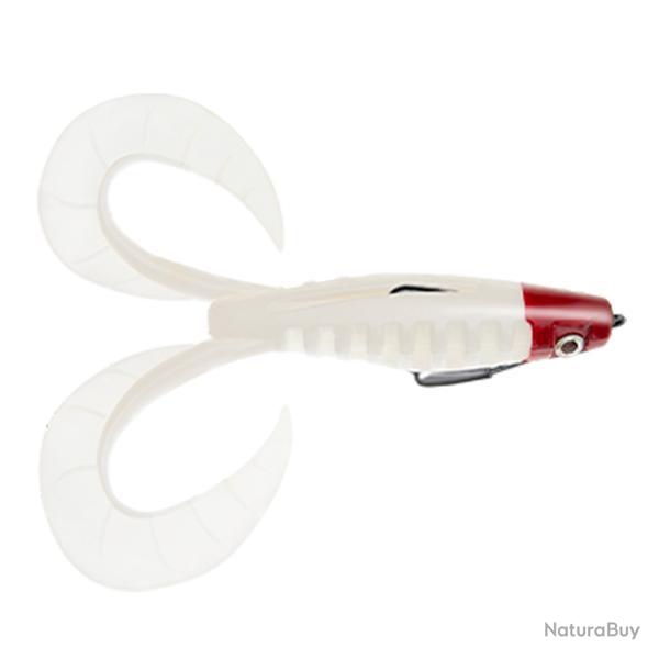 Leurre Souple Delalande Neo Frog 18cm 72g 18cm 61 - Blanc Tte Rouge