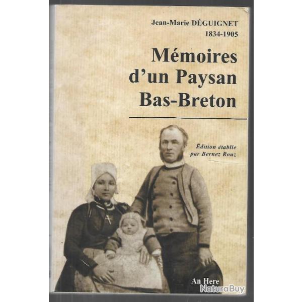 mmoires d'un paysan bas-breton jean-marie dguignet 1834-1905 , guerres crime , mexique ,
