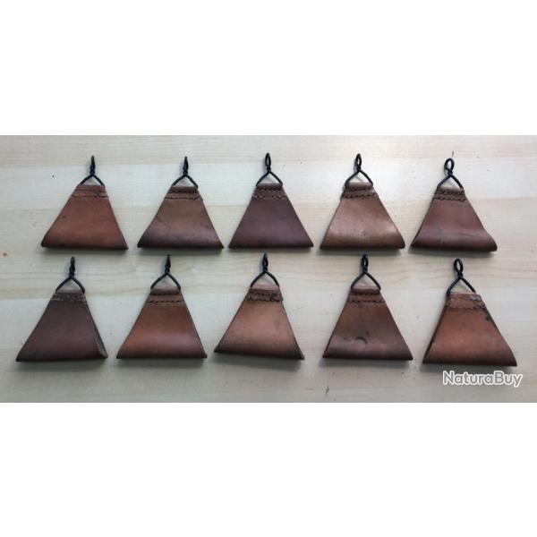 Lot de 10 triangles de brelages MAS 36