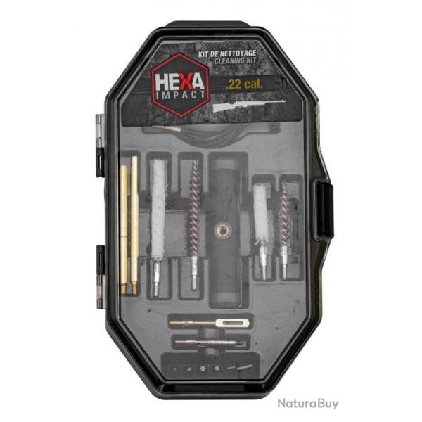 KIT DE NETTOYAGE HEXA IMPACT POUR ARMES .22