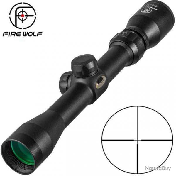 Fire Wolf 3-9X32 Lunette Vise Verre vert Rticule Vue Plein Air Tireur Embusque Chasse Airsoft