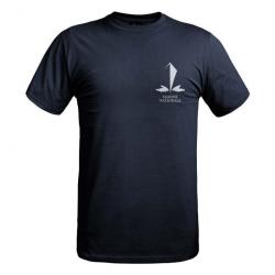 T shirt Strong logos Marine Nationale bleu marine Bleu Marine