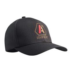 Casquette Stretch Fit A10 noir logos tan / rouge NOIR SM