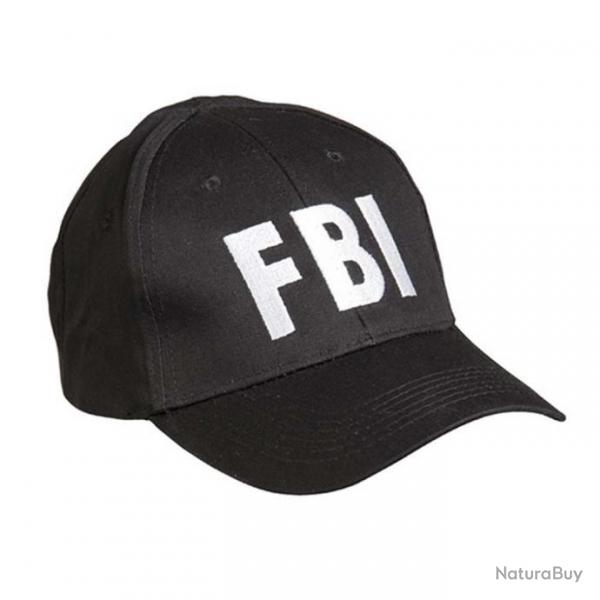 CASQUETTE BASE-BALL NOIRE FBI