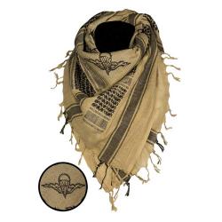 ECHARPE SHEMAGH PARATROOPER COYOTE ET NOIR