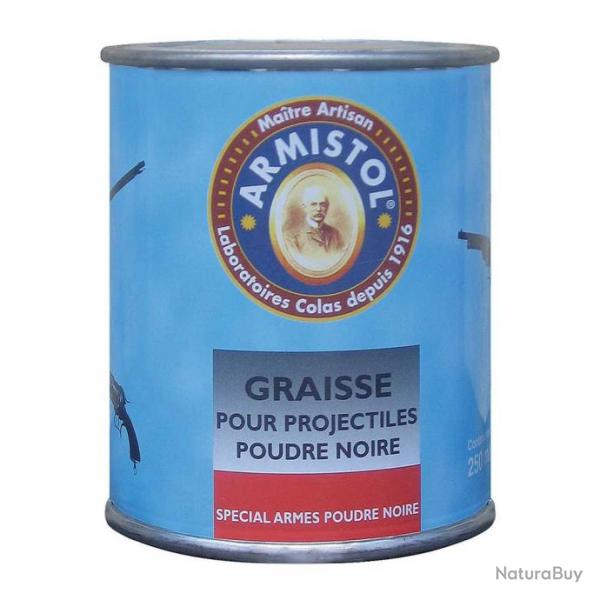 GRAISSE POUR PROJECTILES POUDRE NOIRE 250 ml