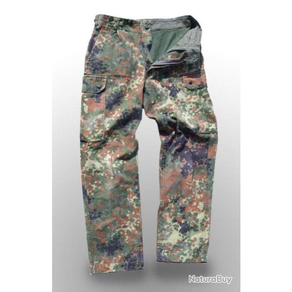 Pantalon Armée Allemande Camouflage Flecktarn Bundeswehr Pantalon