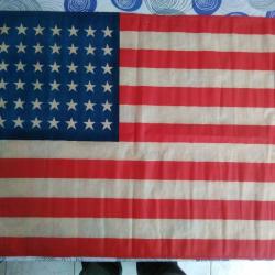 Drapeau  US  , WW2 Libération , 90 x60 cm , 48 étoiles