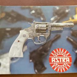 Dépliant catalogue des armes de poing ASTRA, années 70