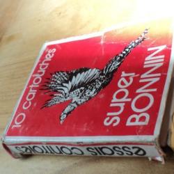 Collector : boîte ancienne en carton de cartouches  cal 16/67