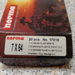 NORMA Munitions 7x64 170g