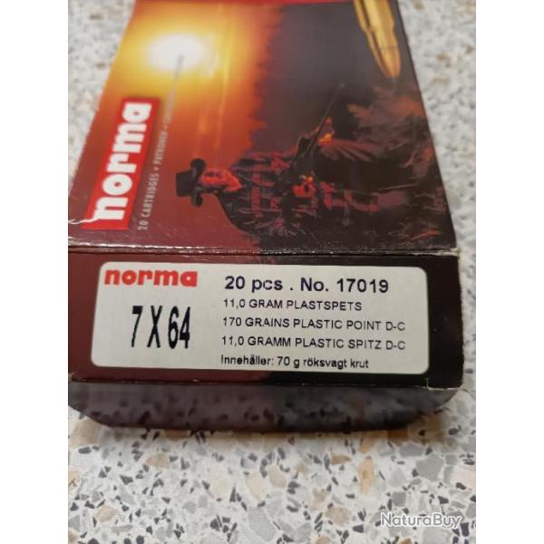 NORMA Munitions 7x64 170g