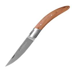 Couteau pliant Goyon-Chazeau gamme " Stylver" en Cade guilloché à la main