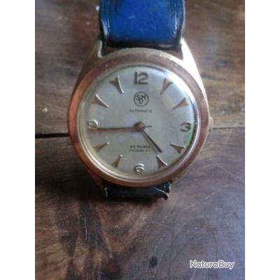 Montre Automatique Homme Avron Ref F1054 Incabloc - Modèle Rare - Occasion