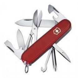 BEL63 COUTEAU SUISSE VICTORINOX "SUPER TINKER" ROUGE 15 FONCTIONS NEUF