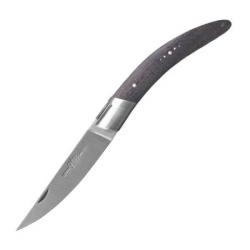 Couteau pliant Goyon-Chazeau gamme " Stylver" carbone guilloché à la main