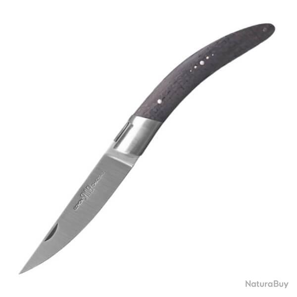 Couteau pliant Goyon-Chazeau gamme " Stylver" carbone guilloch  la main