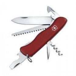 BEL108 COUTEAU SUISSE VICTORINOX "FORESTER" ROUGE 12 FONCTIONS NEUF