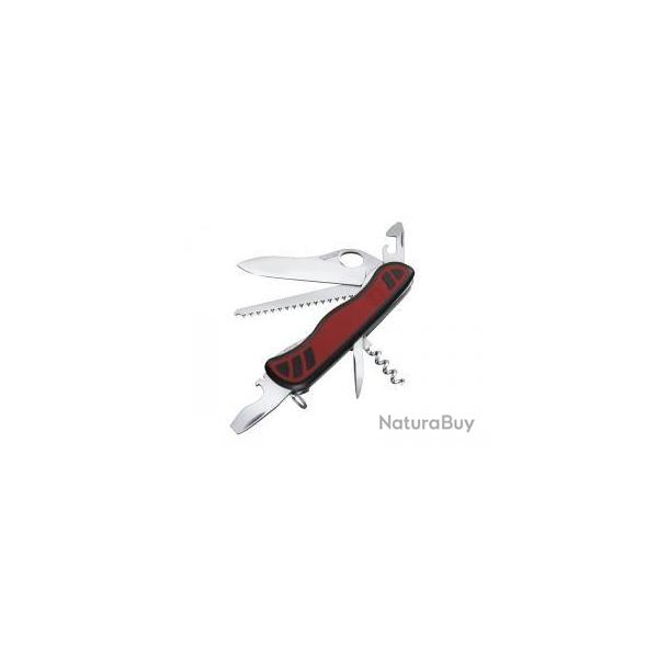 BEL111 COUTEAU SUISSE VICTORINOX "FORESTER GRIP" ROUGE 10 FONCTIONS NEUF