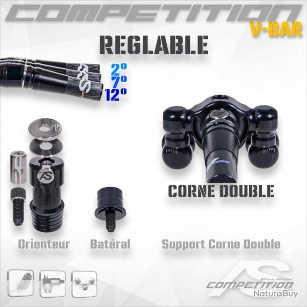 ARC SYSTEME - VBar Comptition Rglable Double