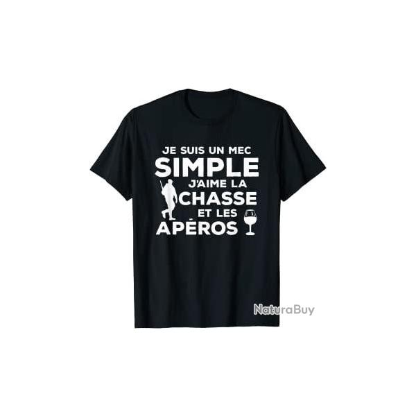 Homme Je Suis Un lee Simple Drle De Cadeau Chasse Pour Chasseur Manche courte T-Shirt