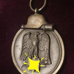 2e guerre mondiale: Médaille Allemagne -  Wehrmacht bataille de l'Est 1941/42