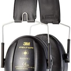 3M PELTOR Casque antibruit Bull's Eye I, référence H515FB-516-GN, Vert Tir anti-bruits noire