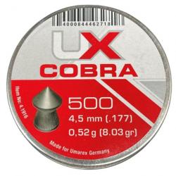 Plombs pointu cal.4,5 Umarex Cobra x 1000
