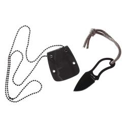 COUTEAU NECK KNIFE AVEC CHAINE 9 CM