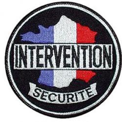 Ecusson rond Sécurité Intervention