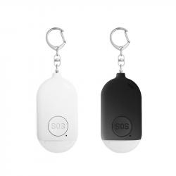Alarme personnelle rechargeable Led Noir
