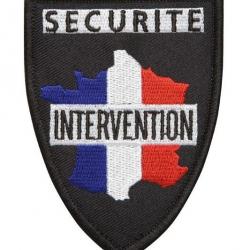Ecusson "SECURITE INTERVENTION" brodé