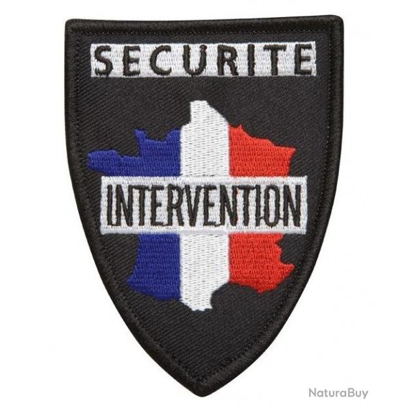 Ecusson "SECURITE INTERVENTION" brod