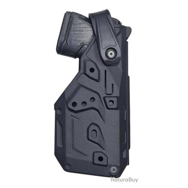 Holster RADAR Rotolock Extreme Multilink pour TASER T7 gaucher