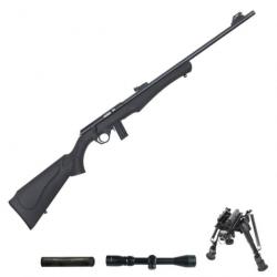 Wahoo ! Pack Carabine Rossi 8122 Synthétique - 22 LR / 53 cm