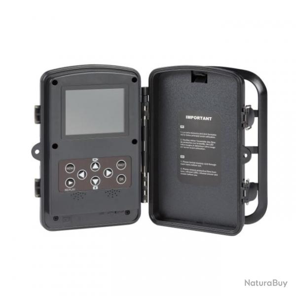 Pack camera de chasse Num'Axes PIE1048 + piles + 1 cartes mmoire 32 GB - 6,9x9,3x13,5 cm
