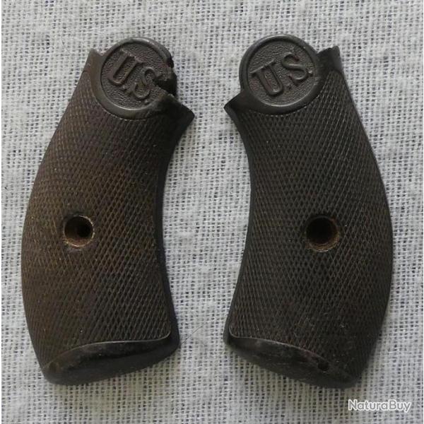 Plaquettes d'origine pour revolver a brisure de type Smith& Wesson 32 (US revolver)