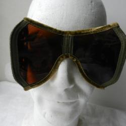 paire de lunettes de protection militaires pliantes allemandes 2ème guerre WW2 - vert