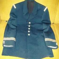 Ancienne veste de cérémonie d'officier dite "tenue bleue" de gendarmerie départementale