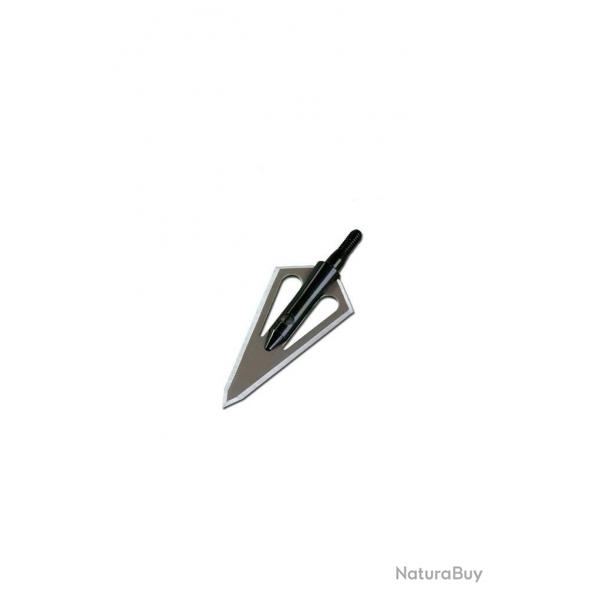 Lot de 3 pointes de chasse Magnus Stinger  lames fixes en acier inoxydable 100 grains 2 blades