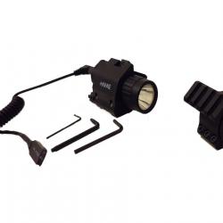 Lampe laser pour rail picatinny Hawke + adaptateur canon