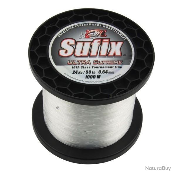 Nylon Sufix Ultra Supreme Clear IGFA 1000m 80/100