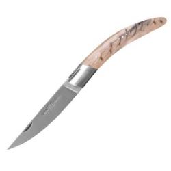 Couteau pliant Goyon-Chazeau gamme " Stylver" bélier guilloché à la main