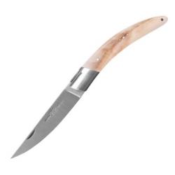 Couteau pliant Goyon-Chazeau gamme " Stylver" Phacochère guilloché à la main